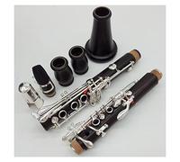 Bb Clarinet Ebony Clarinets Silver Plating Key Musical Instruments Case Mouthpiece Reeds Beginner Clarinet