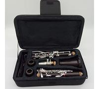 Bb Clarinet Ebony Wood Silver Plating Key Musical Instruments Case Mouthpiece Reeds Beginner Clarinet