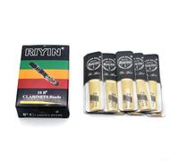 Bb Clarinet Reeds, 10 Pcs Strength 2 2.5 3, for WOODWIND Instrument Accessories, Flexible Design for Rich Tone, Premium Material, Ideal for Students and Professionals(Strength 2)