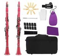 Bb Color Clarinet B G Tune Black ABS Body With Box(4)
