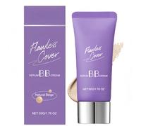 BB Cream Foundation,Full Coverage Liquid Foundation for Mature Skin,Color Correcting Cream,Lightweight Formula with Brightening Effect,BB Cre/am Tinted Moisturiser Fou/ndation,Long-Lasting(Natural)