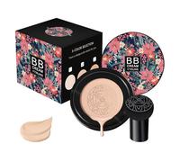 BB Cream Foundation Make-Up - Moisturising Air Cushion Face Foundation, Light Moisture Concealer | Durable Skin to Perfection, Natural Smooth Cover with Stra
