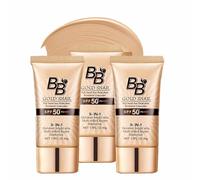 BB Cream Light, Gold Snail Sunscreen, Tinted Moisturiser Face Women, Hydrating BB Cream Matte Foundation, Foundation for Mature Skin, Skin Tint Makeup for Women (3Natural)