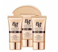 BB Cream Light, Gold Snail Sunscreen, Tinted Moisturiser Face Women, Hydrating BB Cream Matte Foundation, Foundation for Mature Skin, Skin Tint Makeup for Women (3Ivory Color)