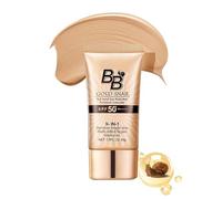 BB Cream Light SPF 50+ Gold Snail Sunscreen,Moisturizing BB CC Cream for Face,Tinted Sunscreen for Face Hydrating Gold Snail Sunscreen for All Skin Types (Natural Color)