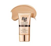 BB Cream Tinted Moisturiser & Sunscreen SPF 50+, Moisturizing BB CC Cream for Face, Gold Snail Hydrating Face Moisturizer for Women, Full-Coverage, Tinted SPF & Foundation for All Skin Types