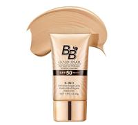 BB Cream Tinted Moisturizer With SPF 50, Hydrating & Nourishing Face Sunscreen Foundation Tinted Sunscreen for Face Spf 50, Long-Lasting Color Correcting BB Cream (Natural, 1.5FL OZ)
