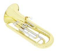 Bb Euphonium Bb Flat Euphonium 3 Key Vertical Baritone Musical Instrument Parts Accessories With Back Straps Gloves