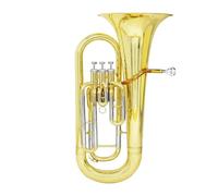 Bb Euphonium Brass Bb Flat Euphonium Brass Tube Body 3 Key Baritone Horn Bass Musical Instrument Set Parts Accessories(Type1 730C)