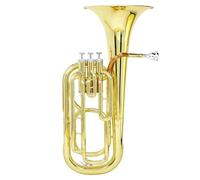 Bb Euphonium Brass Tenor Horn Bb Flat 3 Key Vertical Brass Body Instrument Parts Accessories With Case Gloves Set(Type4 181)