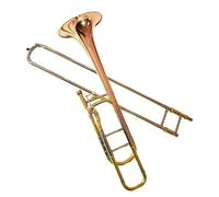 Bb/F Tenor Trombone Phosphorus Copper Gold Lacquer Trombone Instrument With Case Accessories Trombone Kit