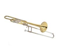 Bb/F Tone Tenor Change Pitch Trombone B Flat To F Professional White Copper Slide Trombone With Case Trombone for Beginner