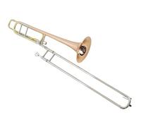 Bb/F Tone Tenor Trombone Yellow Brass Lacquer Gold Body Trombone With Case And Mouthpiece Trombone for Beginner