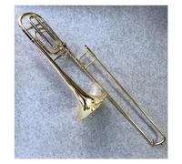 Bb/F Tune Tenor Trombone Gold Lacquer Body Trombone Musical Instrument With Case Trombone Kit
