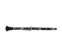 Bb Flat 17 Keys Clarinet, Clarinet, Bakelite Descending B Tone with Cleaning Kit Musical Instrument Accessories