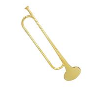 Bb Flat Bugle Trumpet With Mouthpiece Brass Musical Instrument Horn For School Band