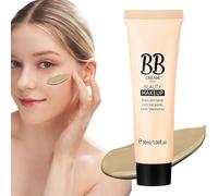 BB Foundation Makeup, Full Coverage Cream, Professional Color Correction Moisturizing 45g for Party Concert Events Dating Outgoing Camping Travel Vacation Home Supply Modern Style Set Modern Set