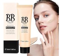BB Foundation Makeup, Full Coverage Cream, Professional Color Correction Moisturizing 45g for Party Concert Events Dating Outgoing Camping Travel Vacation Home Supply Modern Style Set Modern Set