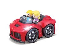 Bb Junior Bburago FERRARI POPPIN DRIVERS Preschool Toy Car, Red