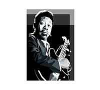 BB King Art Poster Classic Music Art Poster Classic Music 12 Canvas Poster Bedroom Decor Sports Landscape Office Room Decor Gift Unframe:12x18inch(30x45cm)