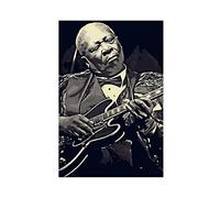 BB King B.B. King Poster Canvas Poster Wall Art Decor Print Picture Paintings for Living Room Bedroom Decoration Unframe-style 12x18inch(30x45cm)