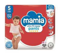 BB Mamia Ultra-Fit Nappy Pants Size 5 - 36 Pack | Comfort & Flexibility for Active Kids