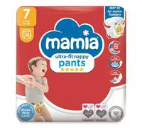 BB Mamia Ultra-fit Nappy Pants Size 7, 28-Pack | Superior Comfort & Leak Protection for Active Toddlers