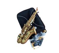 Bb Matte Gold Curved Soprano Saxophone Beginner Saxophone