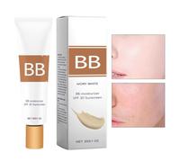BB Moisturizer Cream, BB Cream Tinted Moisturizer With SPF 30, BB Tinted Care Primer, Lightweight Tinted BB Cream Foundation 30g Full Coverage For Bright Skin