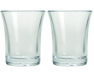 BB Plastics Econ Polystyrene Shot Glasses CE 0.9oz / 25ml - Case of 100 | Plastic Shot Glasses (Pack of 2)