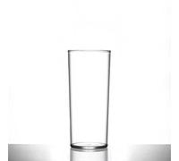 BB Plastics - Virtually Unbreakable Polycarbonate Straight Plastic Half Pint Glass (Pack of 8)