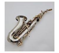 Bb Silvering Brass Saxophone Musical Instrument With Mouthpiece Canvas Bag Saxophone for Student