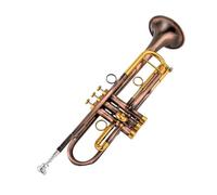 Bb Small Trumpet Golden Key Professional Music Instruments With Case