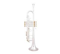 Bb Small Trumpet Silver Golden Key Professional Music Instruments With Case