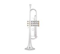 Bb Small Trumpet Silver Golden Key Professional Music Instruments With Case