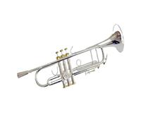 Bb Small Trumpet Silver Golden Key Professional Music Instruments With Case (Color : Gold)