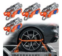 BB Sport Wheel Straps 4 Pack TÜV 3 m 35 mm 2000 daN Car Transport