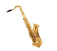 Bb Tenor Saxophone Brass Gold Plated Bent Neck With Case Beginner Saxophone