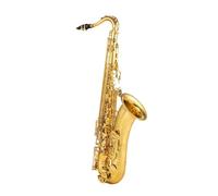 Bb Tenor Saxophone Brass Lacquered Gold B Flat Sax Musical Woodwind Instrument With Case Mouthpiece Accessories (Color : 02)