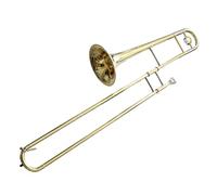 Bb Tenor Trombone Brass Lacquered Gold Slide Trombone Instrument With Case And Mouthpiece Trombone Kit