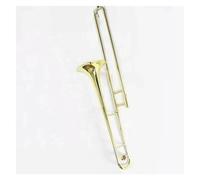 Bb Tone Trombone Instrument Yellow Brass Gold Lacquered Standard Trombone With Accessories Trombone Kit
