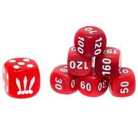 BB-Toy-Trades Compatible with PKM TCG Elite Top Trainer Dice Set Damage Marks Dice Set with BB-Toy-Trades Shipping Protection (Battle Styles Red)