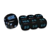 BB-Toy-Trades Compatible with PKM TCG Elite Top Trainer Dice Set Damage Marks Dice Set with BB-Toy-Trades Shipping Protection (Black Flashes)