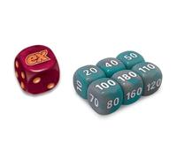 BB-Toy-Trades Compatible with Pokemon Elite Top Trainer Dice Set Damage Marks Dice Set with BB-Toy-Trades Shipping Protection (Obsidian Flames - Obsidian Flames)