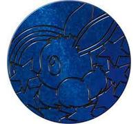 BB-Toy-Trades Compatible with Pokemon Pin Flipping Coin Shiny Trading Card Trading Cards Coin with BB-Toy-Trades Shipping Protection - Prismatic Developments - Eevee Blue