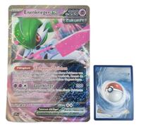 BB-Toy-Trades PKM Trading Card XXL Promo Card Iron Warrior SVP068 - German - Fullart Holo Mega Jumbo Oversize Single Card with BB-Toy-Trades Sleeve (Iron Warrior)