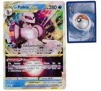 BB-Toy-Trades PKM Trading Card XXL Promo Card Ur-Palkia VStar SWSH254 - German - Fullart Holo Mega Jumbo Oversize Single Card with BB-Toy-Trades Sleeve (Ur-Palkia VStar DE)