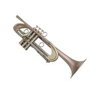 Bb Trumpet Brass Lacquered Gold Professional Musical Instrument With Case Ype In Tune Key Of Bb