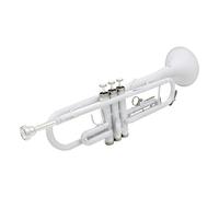 Bb Trumpet, Colorful Trumpet, Trumpet Instrument,brass Trumpet, Playing Bb Trumpet, Professional Bb Trumpet, Beginner Bb Trumpet Instrument Set,trumpet Cleaning Kit (White)