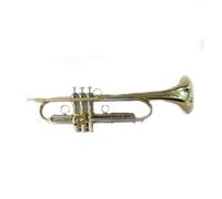 Bb Trumpet Quality Gold Lacquer Silver Plated Trumpet Brass Musical Instruments Composite Type Trumpet